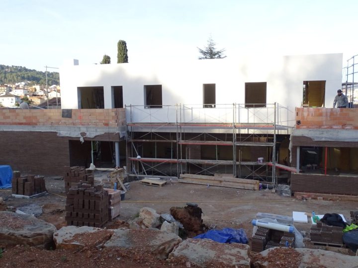 Acabado de la fachada SATE